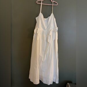 Astr White Dress with Bows